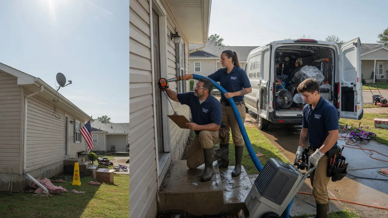 Ceiling Water Damage Restoration in Zanesfield, OH near me